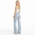Lyseblå Jeans med Lav Midje – Vintage Straight Fit – Blå
