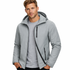 Softshell Jakke med Hette – Vanntett & Vindtett | Herrejakke med Fleecefôr til Friluft & Arbeid – Khaki
