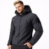 Softshell Taktisk Jakke – Vanntett & Vindtett med Fleecefor | Herre Camouflage Hettejakke til Jakt & Friluft – Mørkegrå