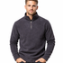 Tykk og varm herre-fleece – halv glidelås, softshell-look til tur og hverdag – HD08-Brun