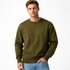 Tung Bomullsgenser for Menn – Oversized Vintergenser i Streetwear-stil | Myk, Varm og Komfortabel Hettefri Hoodie i Svart og Hvit – Sjokolade