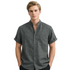 Sommer Skjorte for Menn – Pustende Bomull & Lin, Kortermet, Elegant og Casual – Khaki