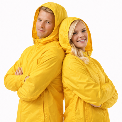 Unisex Turjakke – Vanntett &amp; Vindtett | Lett Vindjakke med Solbeskyttelse for Fotturer &amp; Utendørs