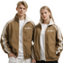 Vendbar Jakke for Par – Vindtett & Vannavvisende Ytterjakke | Unisex Outdoor Jakke med Lange Ermer – Svart