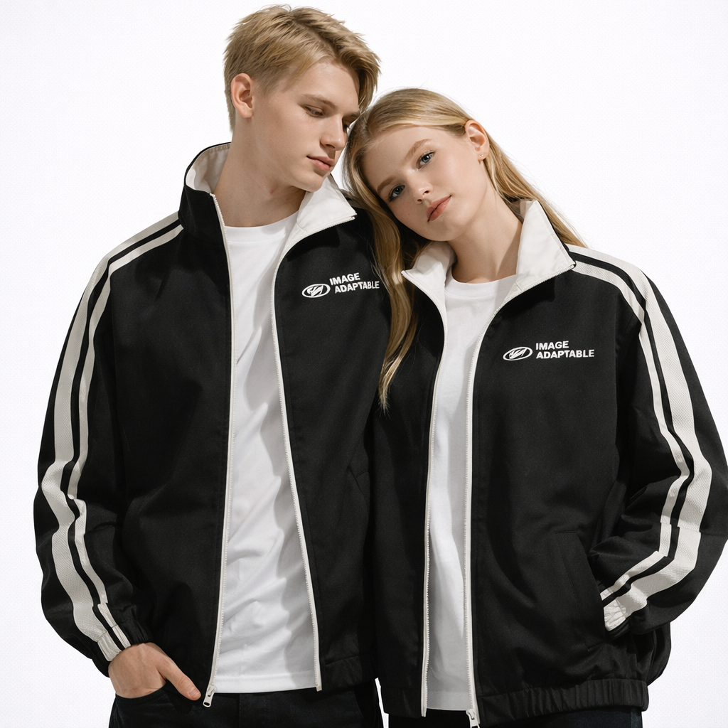 Vendbar Jakke for Par – Vindtett &amp; Vannavvisende Ytterjakke | Unisex Outdoor Jakke med Lange Ermer