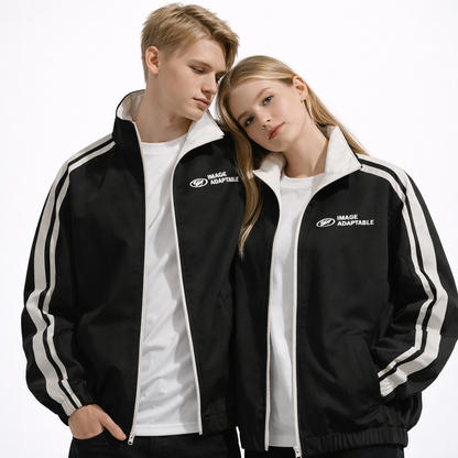 Vendbar Jakke for Par – Vindtett &amp; Vannavvisende Ytterjakke | Unisex Outdoor Jakke med Lange Ermer