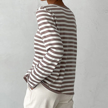 Elegant stripete skjorte
