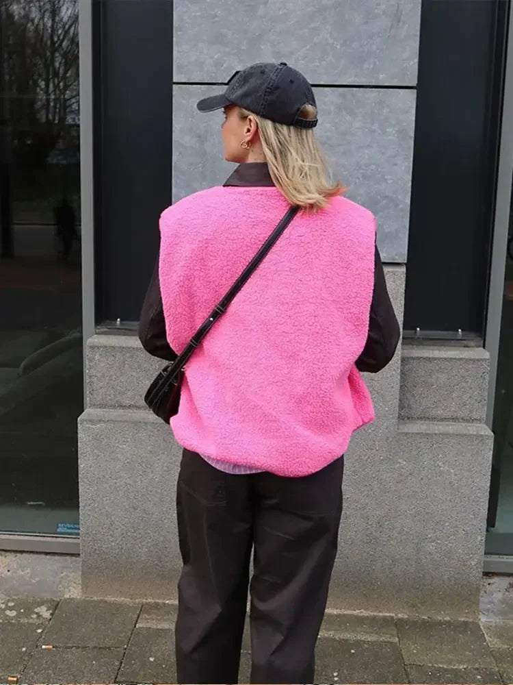 Klassisk fleecevest for kvinner