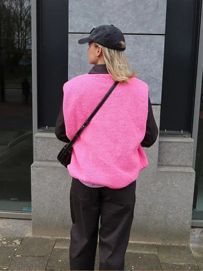 Klassisk fleecevest for kvinner