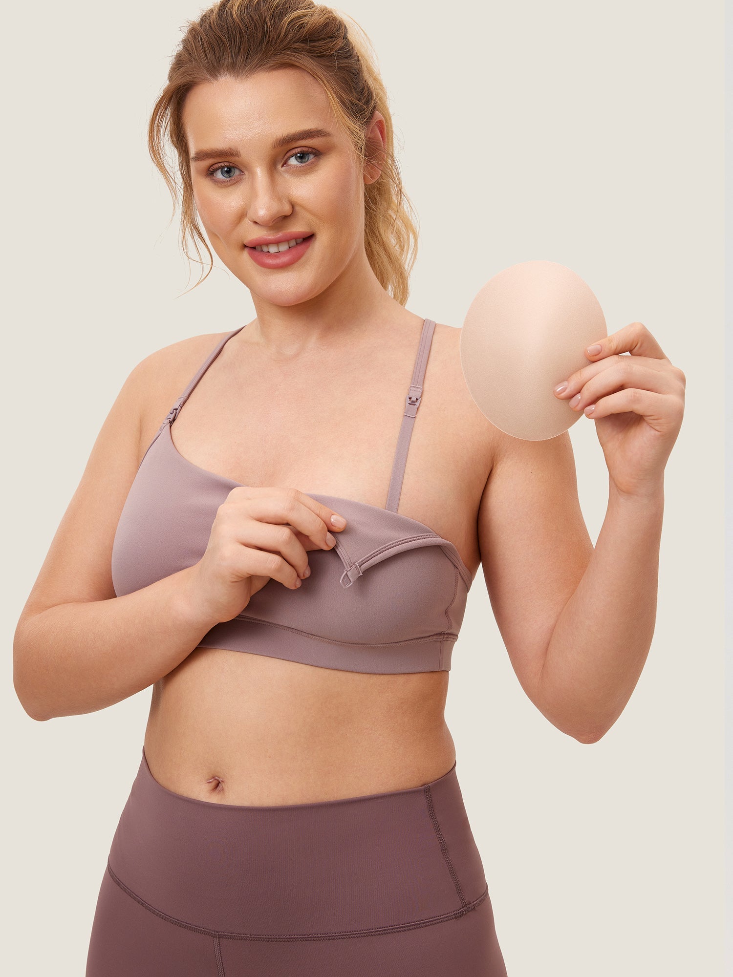 Amme sports-BH med Y-rygg – Natrelax® trenings-BH for ammende