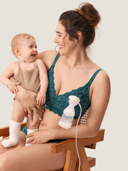Handsfree pumpe-BH med bomullsfôr – ammebh og pumpe-BH i ett