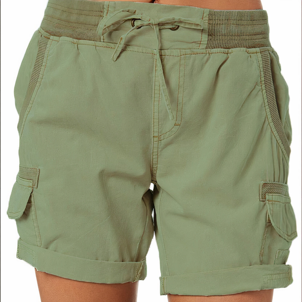 Shorts med høy midje