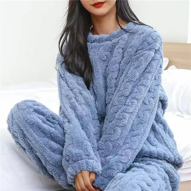 Pyjamassett i fløyel