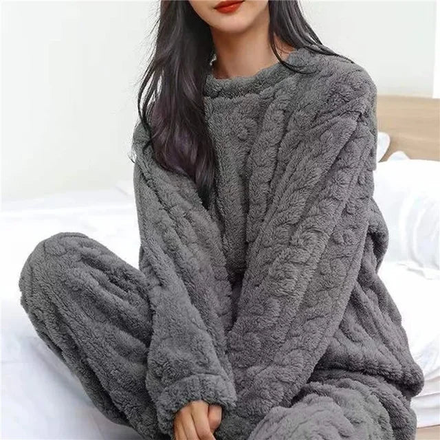 Pyjamassett i fløyel
