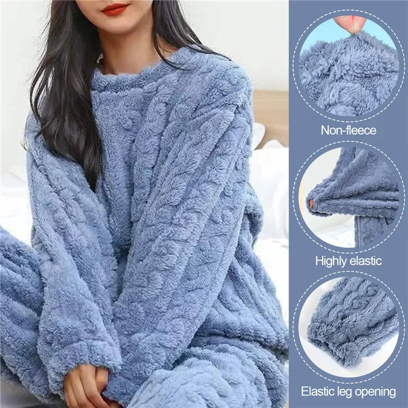 Pyjamassett i fløyel