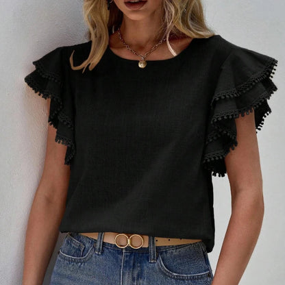 Vintage bluse for damer