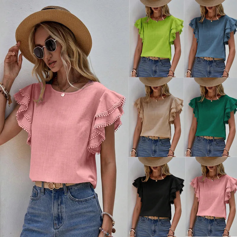 Vintage bluse for damer