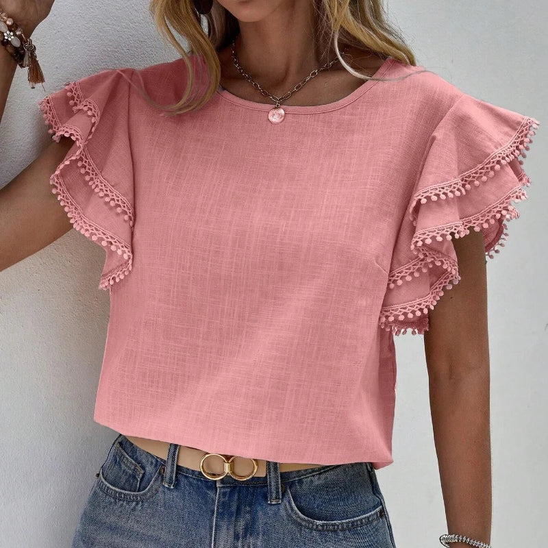 Vintage bluse for damer