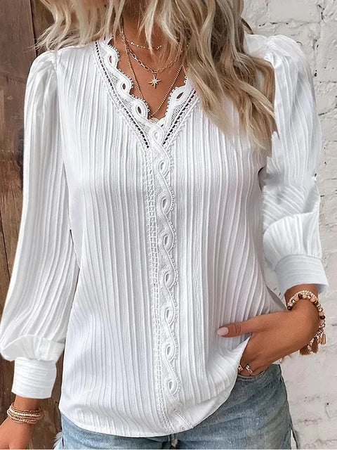 Elegante, ensfargede blondetopper