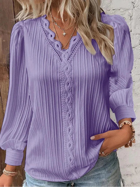 Elegante, ensfargede blondetopper