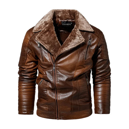Skinnjakke herre med fleece