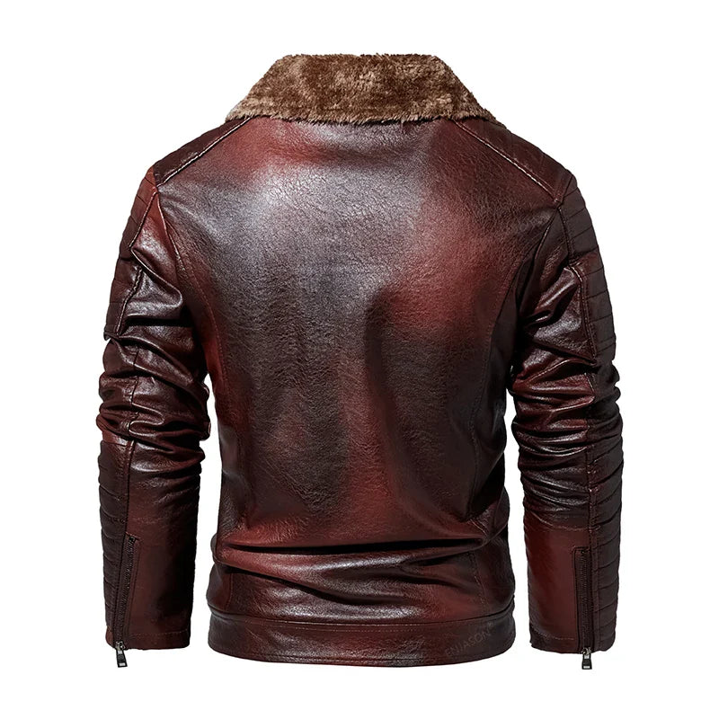 Skinnjakke herre med fleece