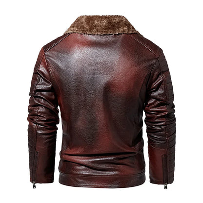 Skinnjakke herre med fleece