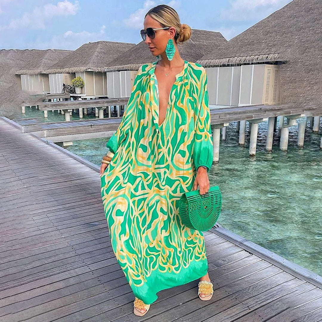Elegant boho-kjole