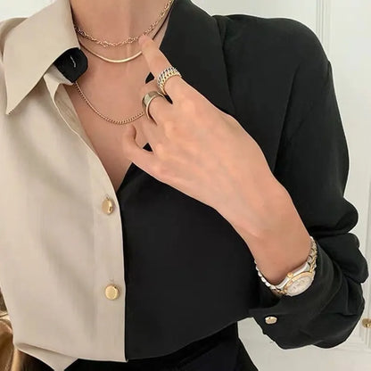 Vintage skjorte dame elegant