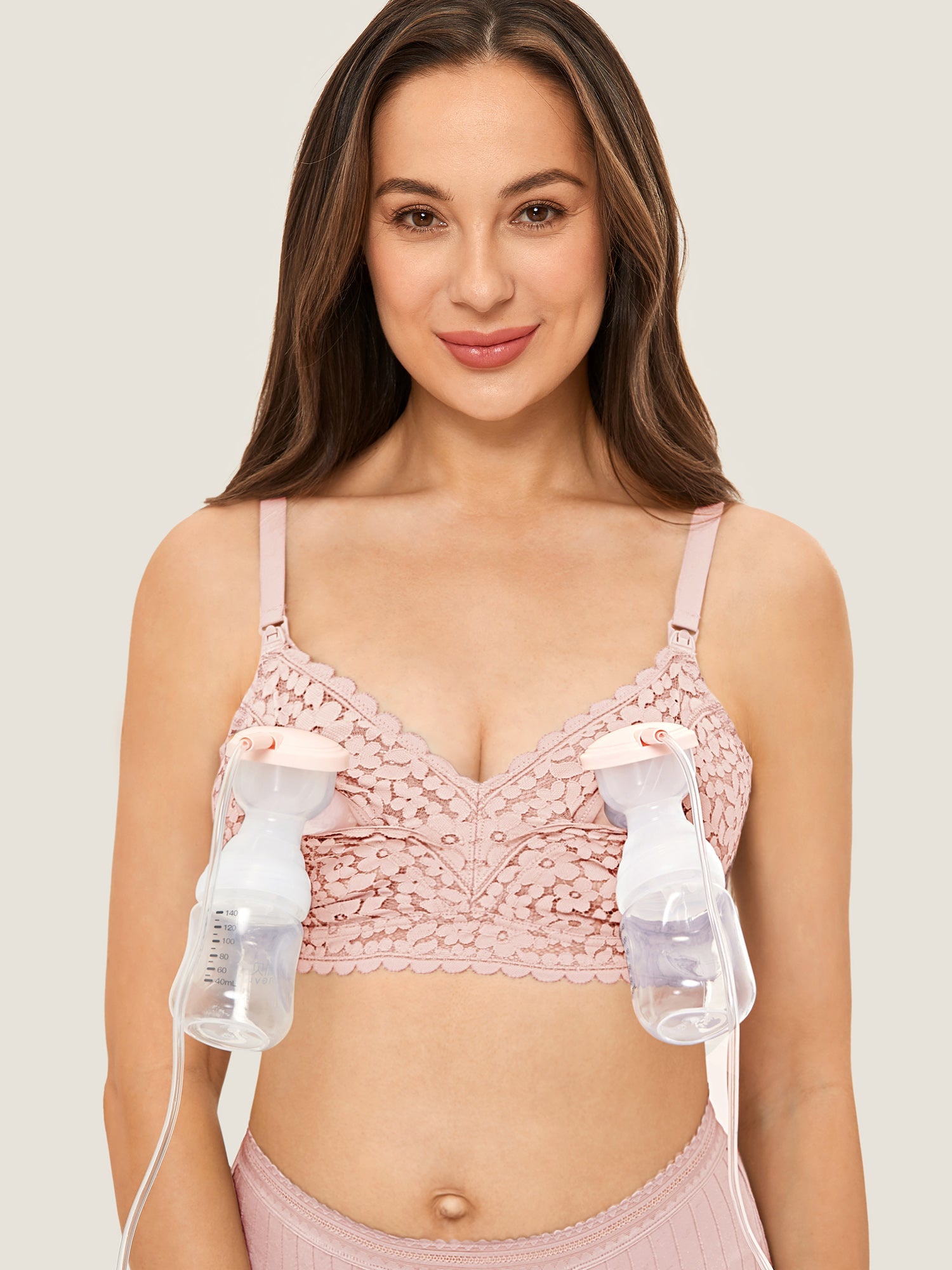Handsfree pumpe-BH i blonde – ammebh og pumpe-BH i ett