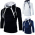 Herre Hoodie med Glidelås og Høy Hals – Langermet Genserjakke i Sort | Komfortabel og Stilig Sweatshirt til Høst og Vinter – Grønn