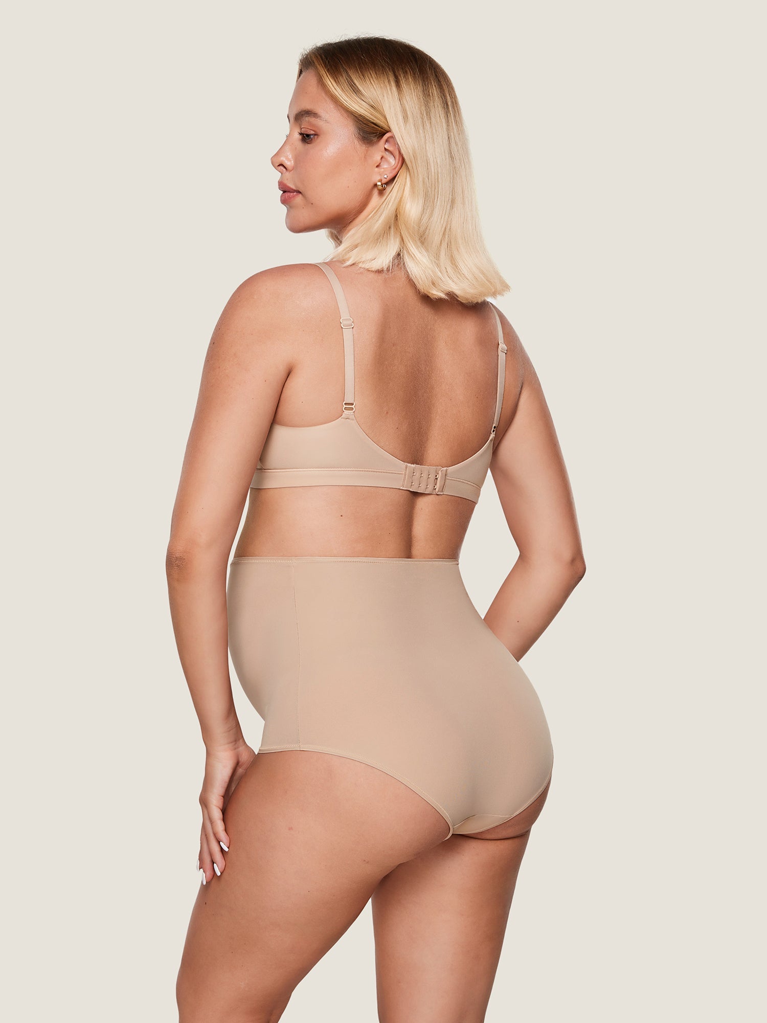 Gravidtruser med høyt liv – 2-pack myke truser for gravide