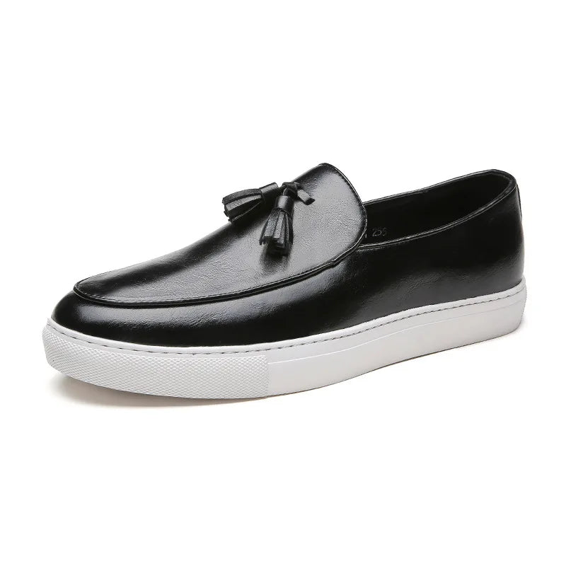Loafers i italiensk skinn