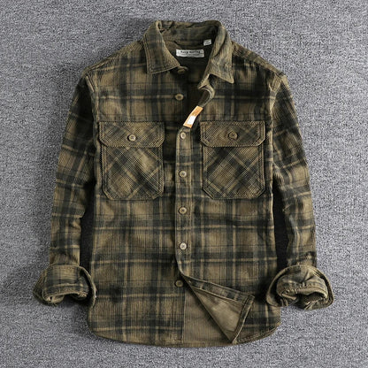 Retro Corduroy-skjorte