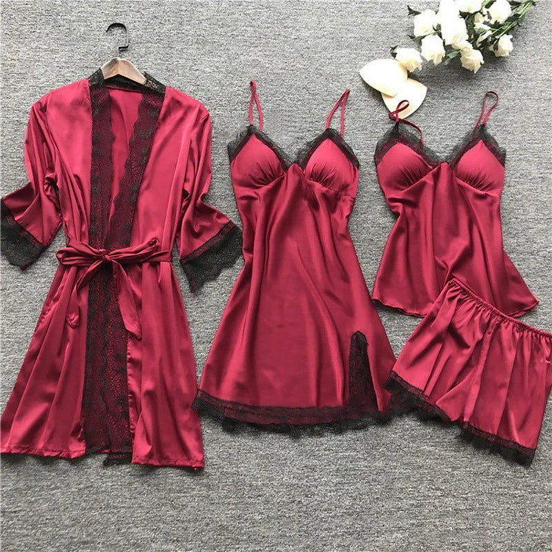 Louisa | Pyjamassett i sateng