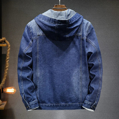 Hettejakke i denim