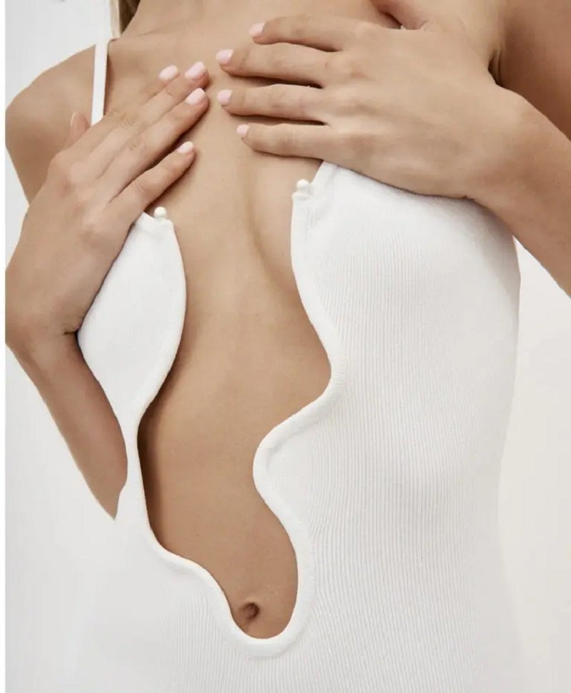 Fashion Wave Sling-kjole for damer