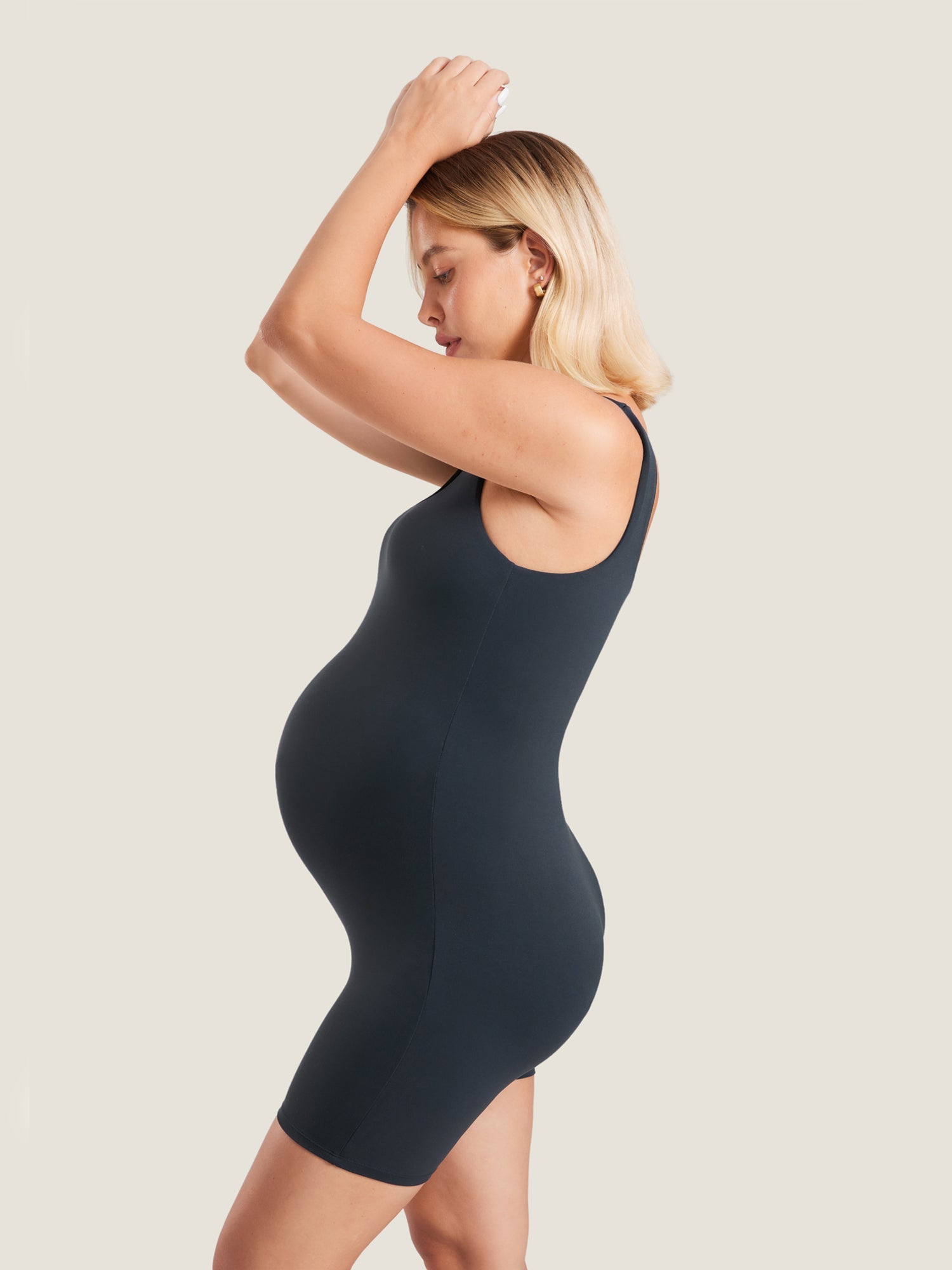 Gravid playsuit i mykt Natrelax® – romper for gravide