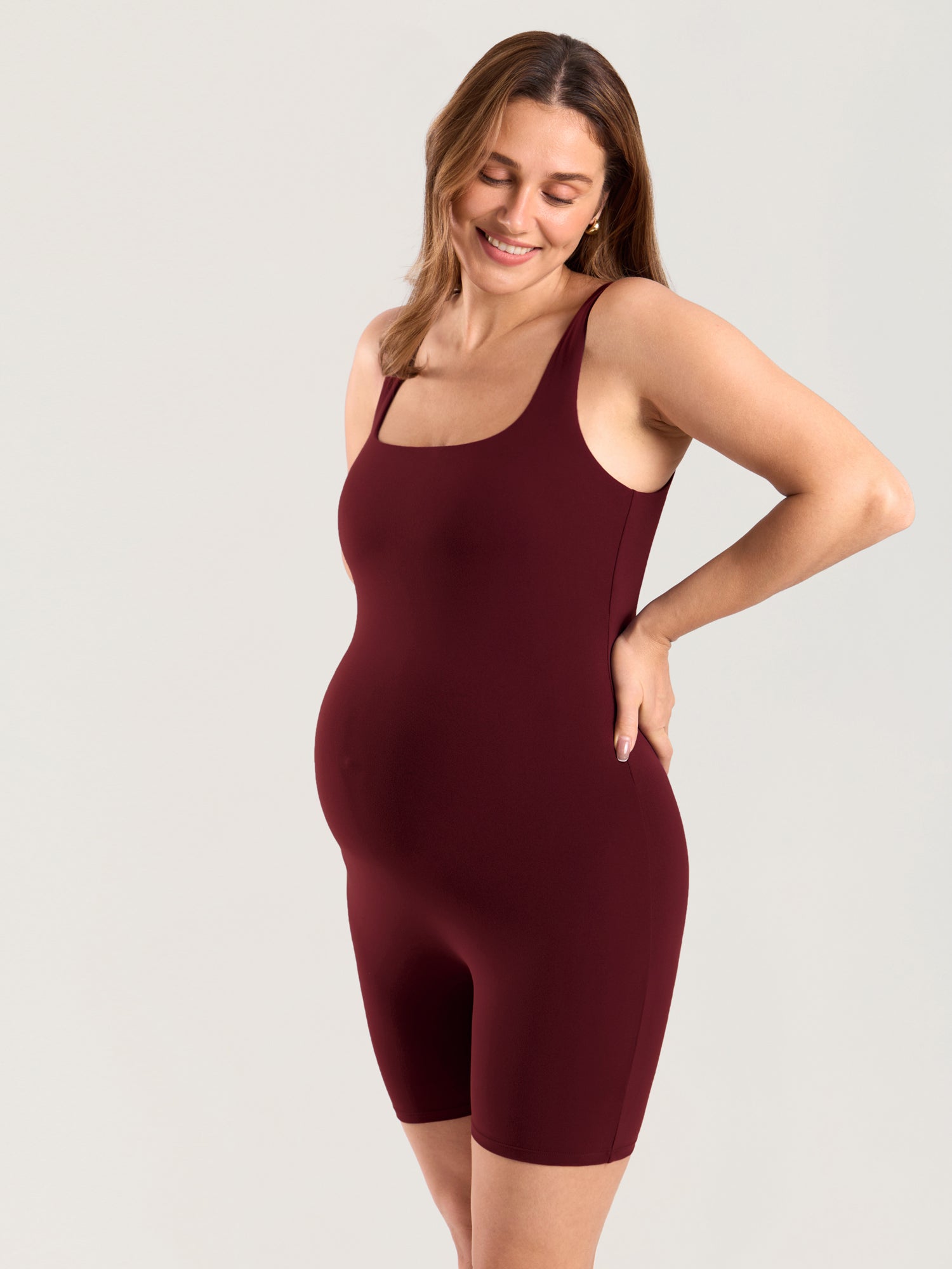 Gravid playsuit i mykt Natrelax® – romper for gravide