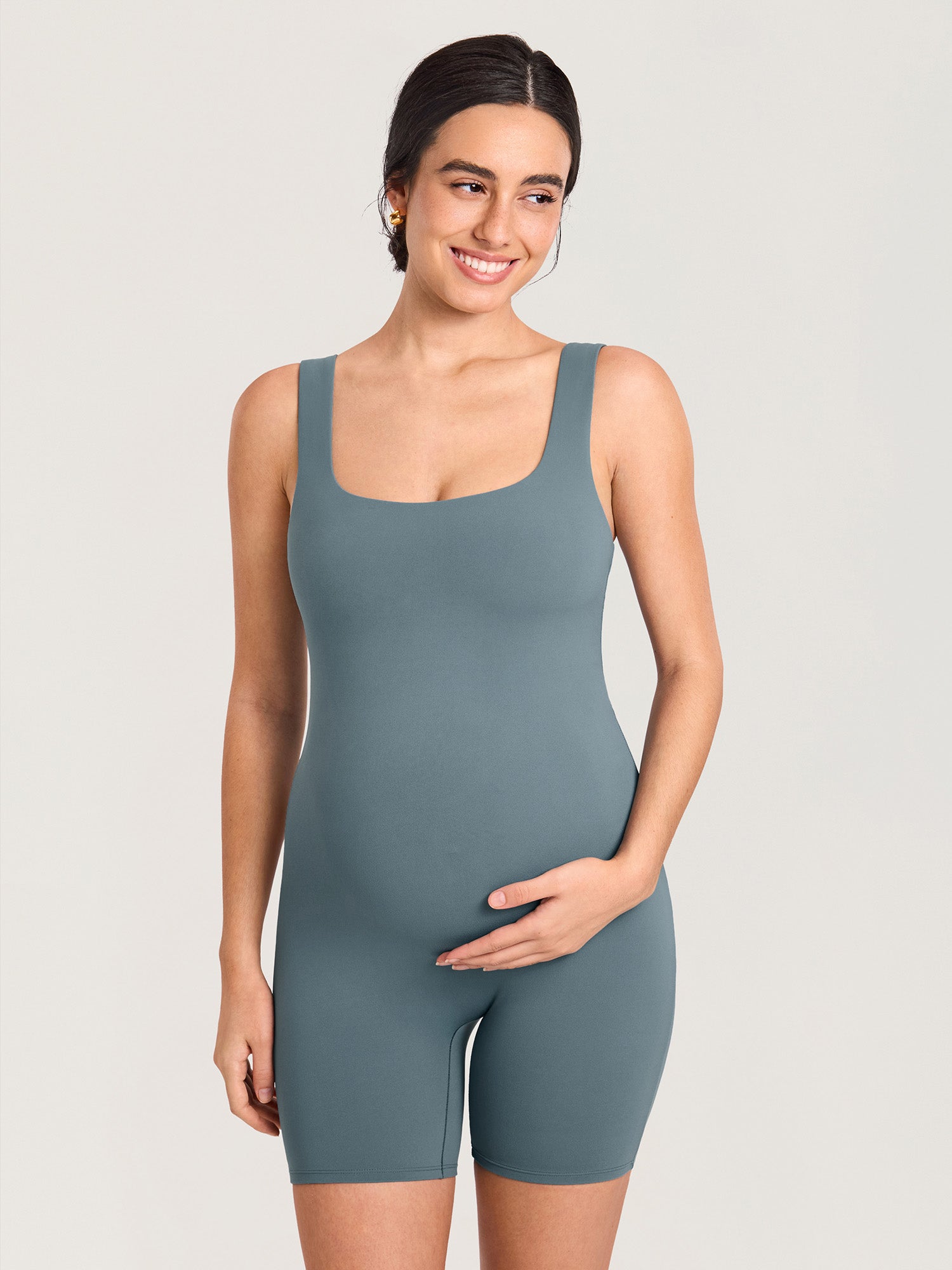 Gravid playsuit i mykt Natrelax® – romper for gravide