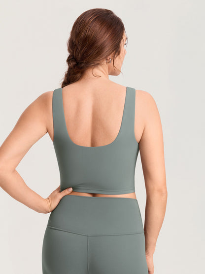 Pumpe-BH i croptop-modell – Natrelax® handsfree pumpetopp