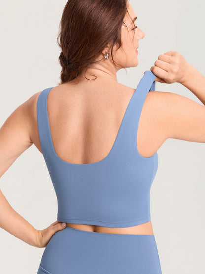 Pumpe-BH i croptop-modell – Natrelax® handsfree pumpetopp
