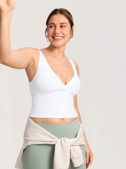 Ammetopp med omslag i croptop-modell – Natrelax® ammesinglet
