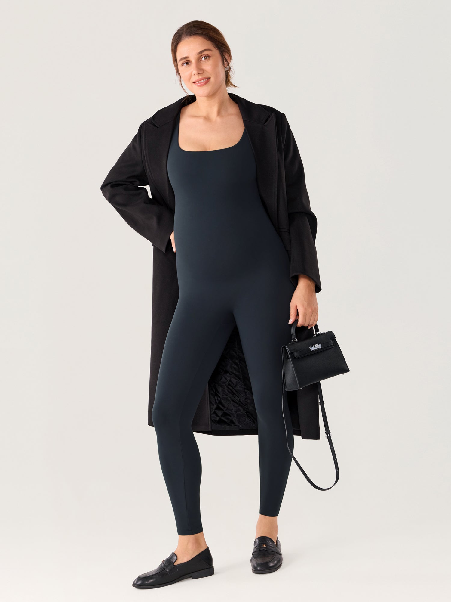 Gravid jumpsuit i mykt Natrelax® – buksedress for gravide