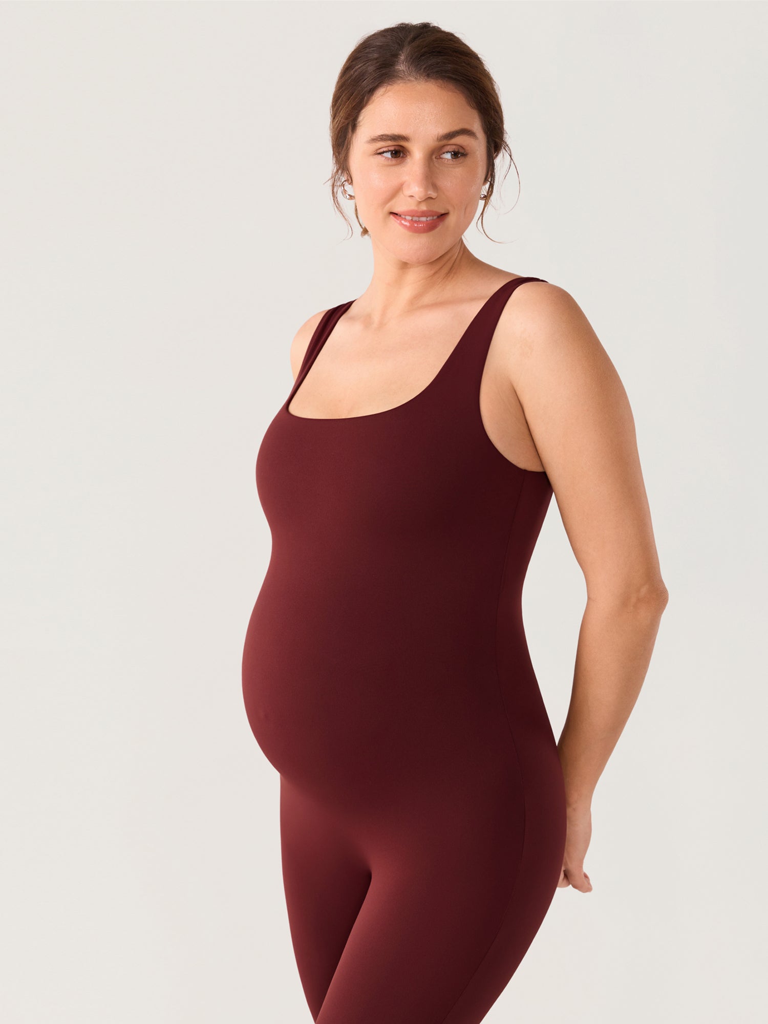 Gravid jumpsuit i mykt Natrelax® – buksedress for gravide