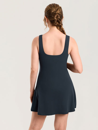 Gravidkjole i minilengde med innebygde shorts – Natrelax®