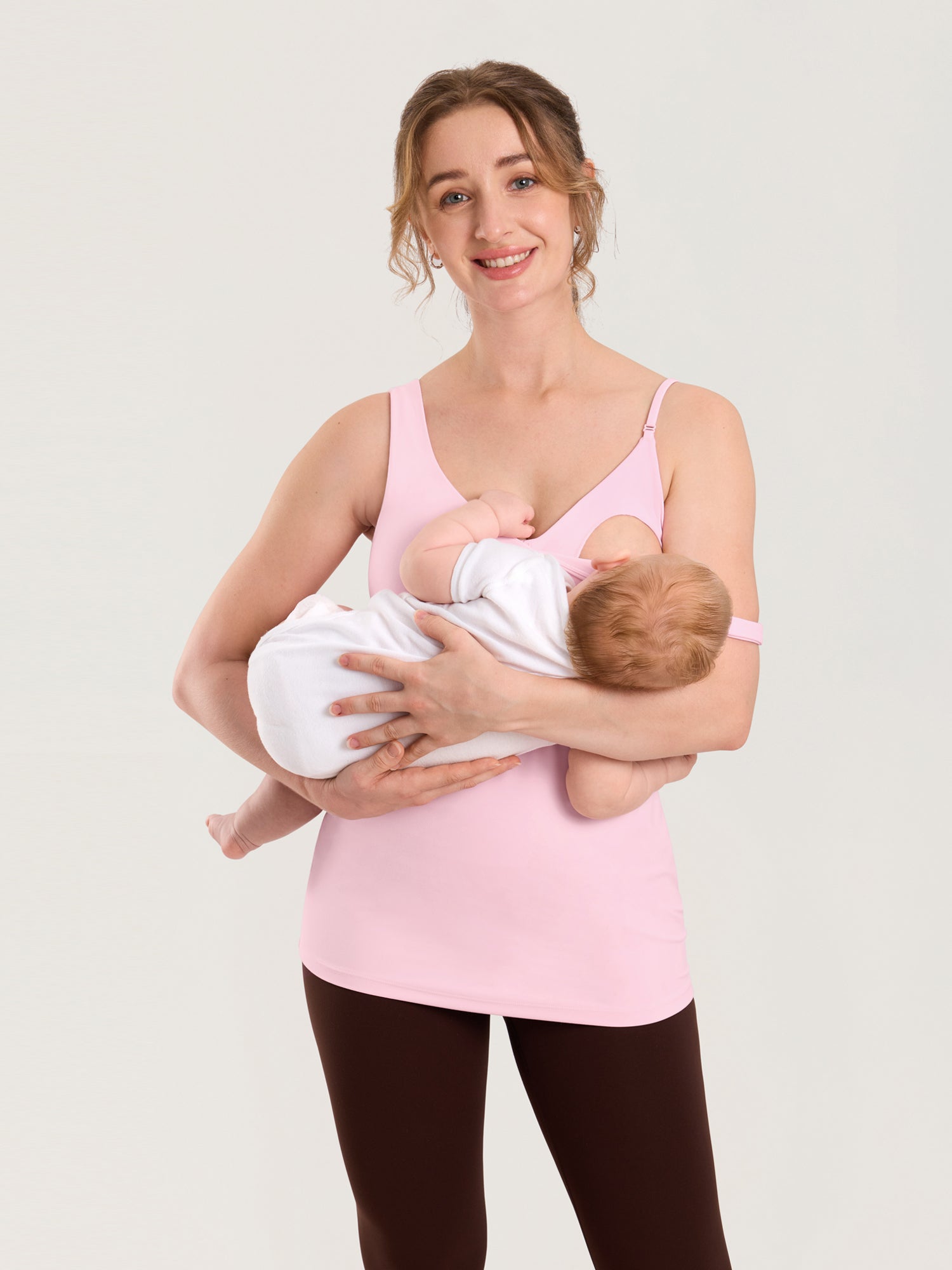 Ammetopp med V-hals – Natrelax® ammesinglet uten bøyle