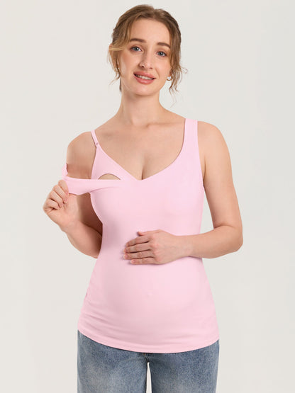 Ammetopp med V-hals – Natrelax® ammesinglet uten bøyle