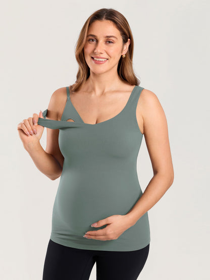 Ammetopp med V-hals – Natrelax® ammesinglet uten bøyle