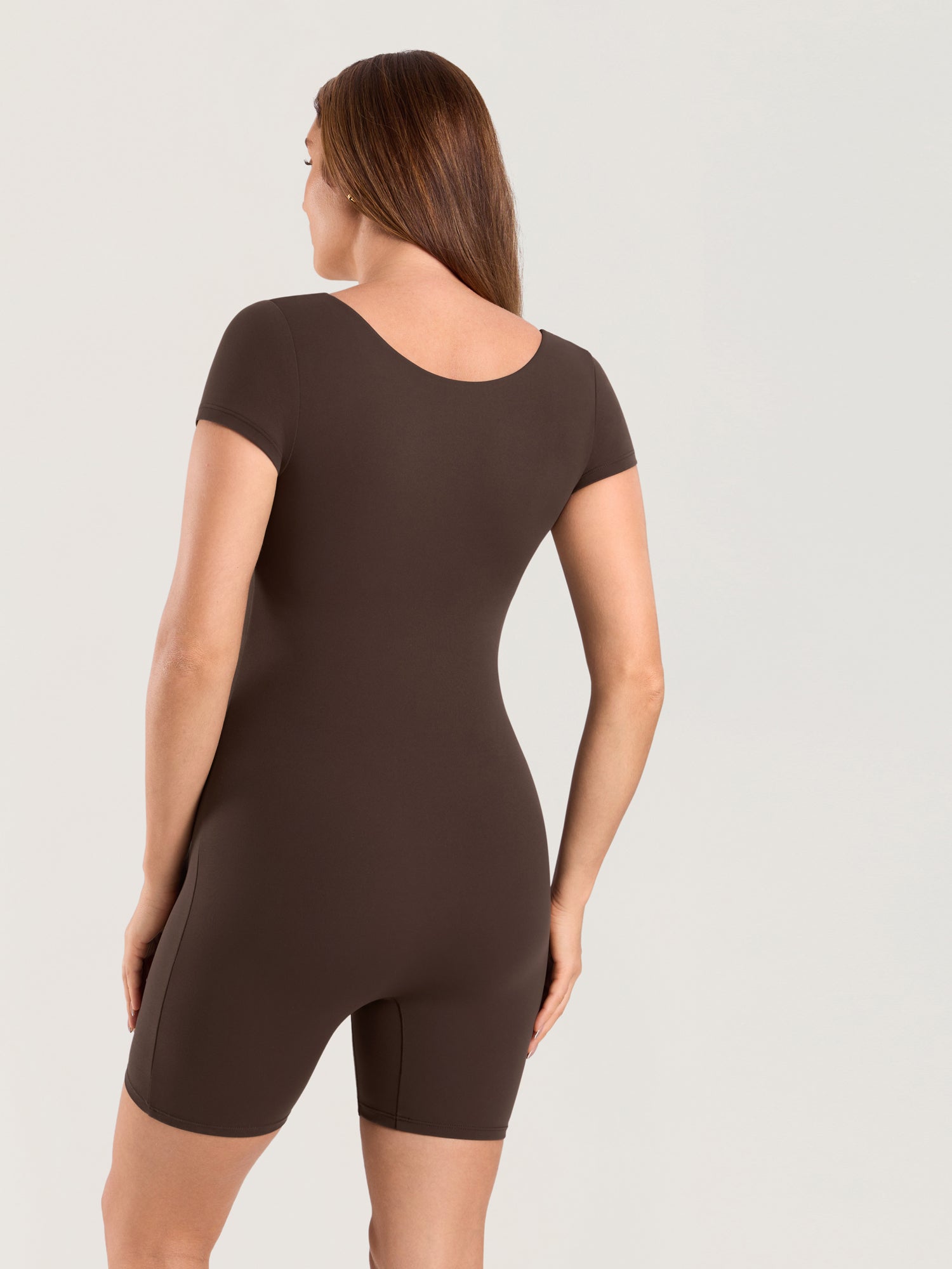 Gravid playsuit med korte ermer – Natrelax® romper for gravide
